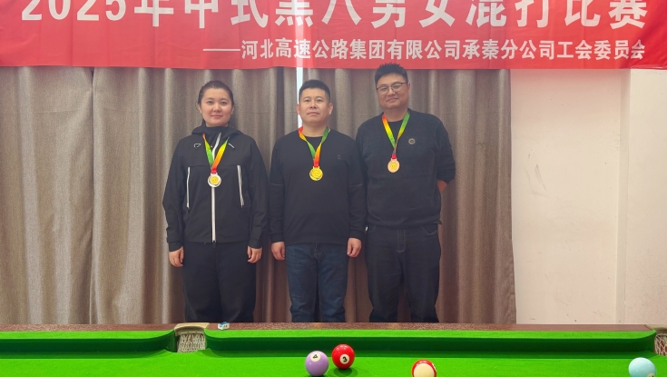 承秦分公司工会组织2025年中式黑八男女混打比赛